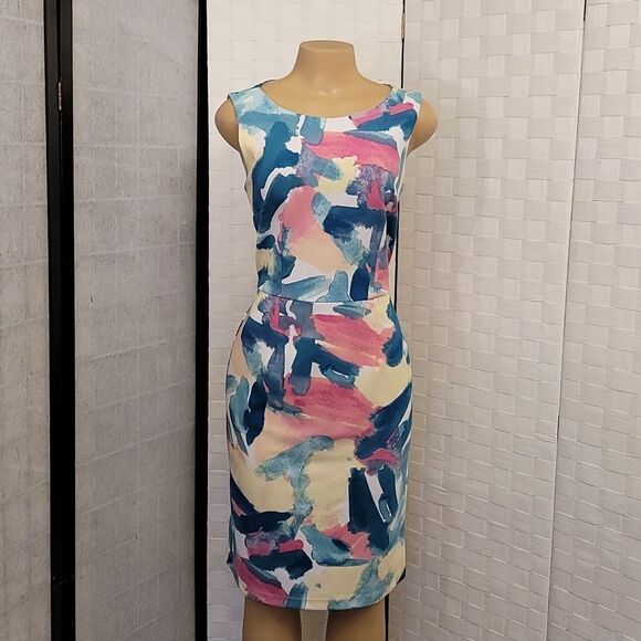 APT.9®"WOMEN"S SLEEVELESS BOATNECK SHEATH DRESS - Picture 6 of 13